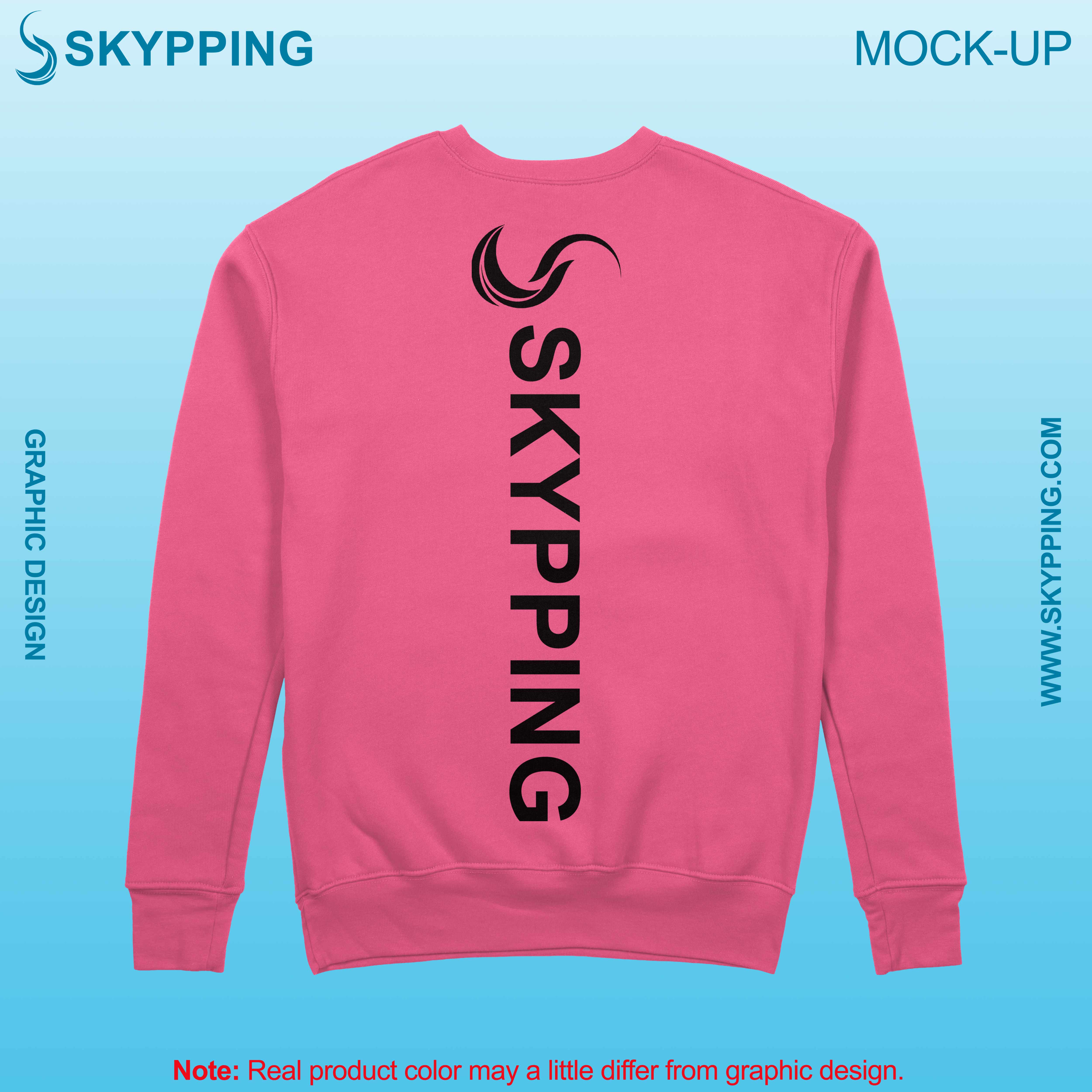 Sweatshirt with set-in style sleeve